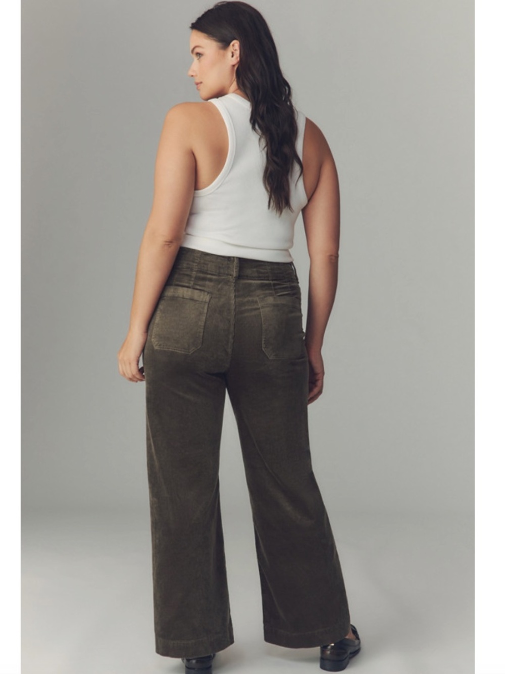 Anthropologie Maeve the Colette Corduroy Full-Length Wide-Leg Pants